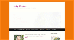 Desktop Screenshot of judyreeveswriter.com